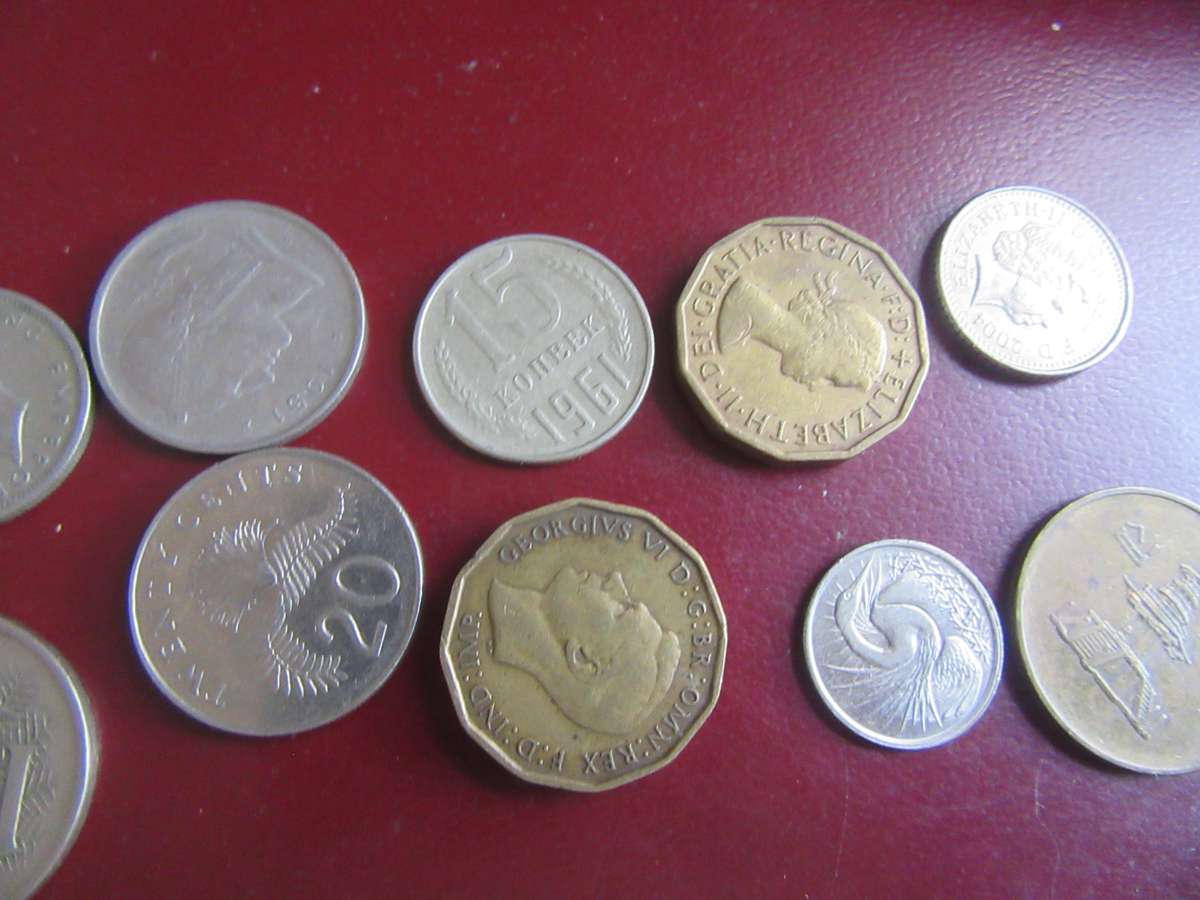 GOOD START FOR THE BEGINNER - 10 INTERNATIONAL COINS - AS PER SCAN - CO15A