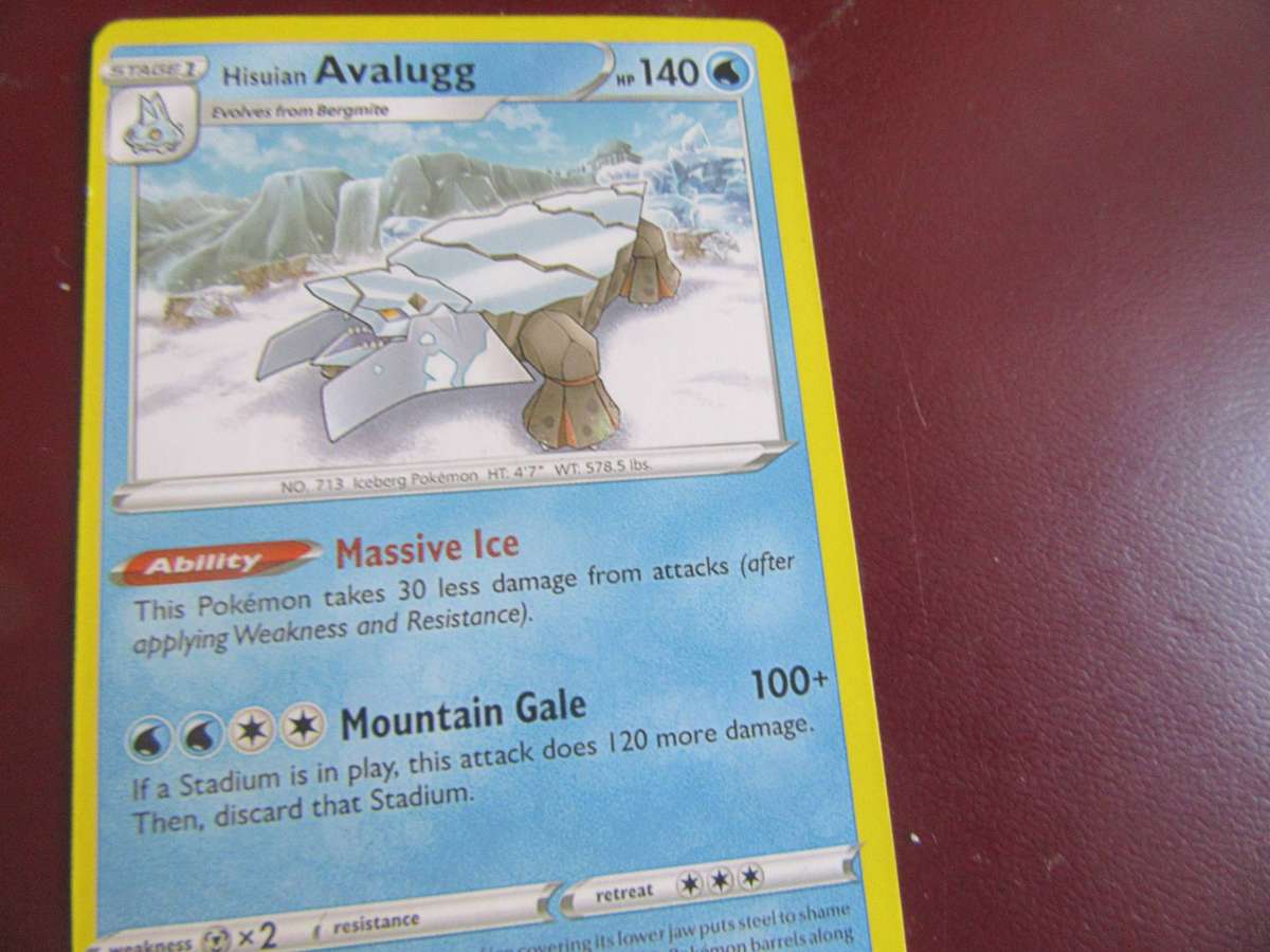 POKEMON CARD-AVALUGG - P1
