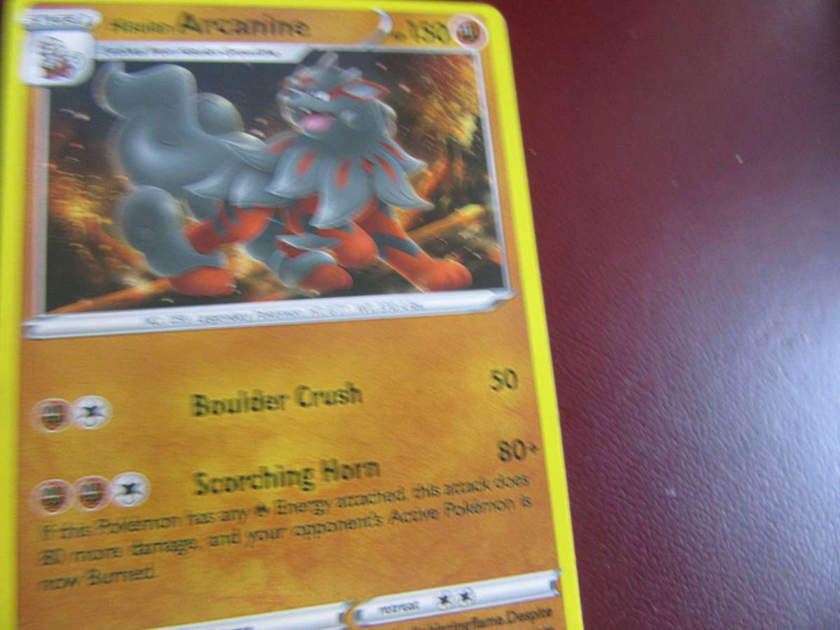 POKEMON CARD ARCANINE - P1
