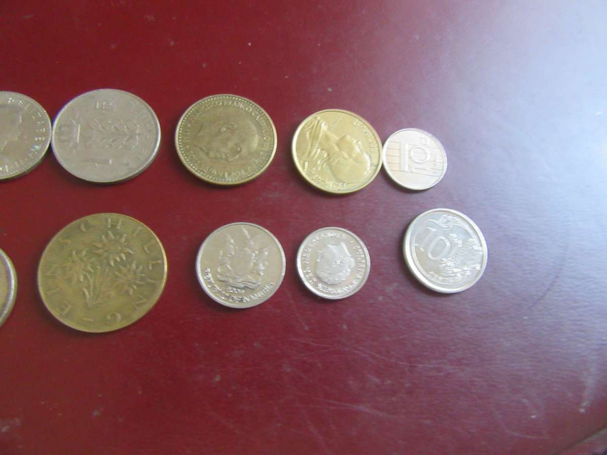 GOOD START FOR THE BEGINNER - 10INTERNATIONAL COINS - AS PER SCAN - CO46