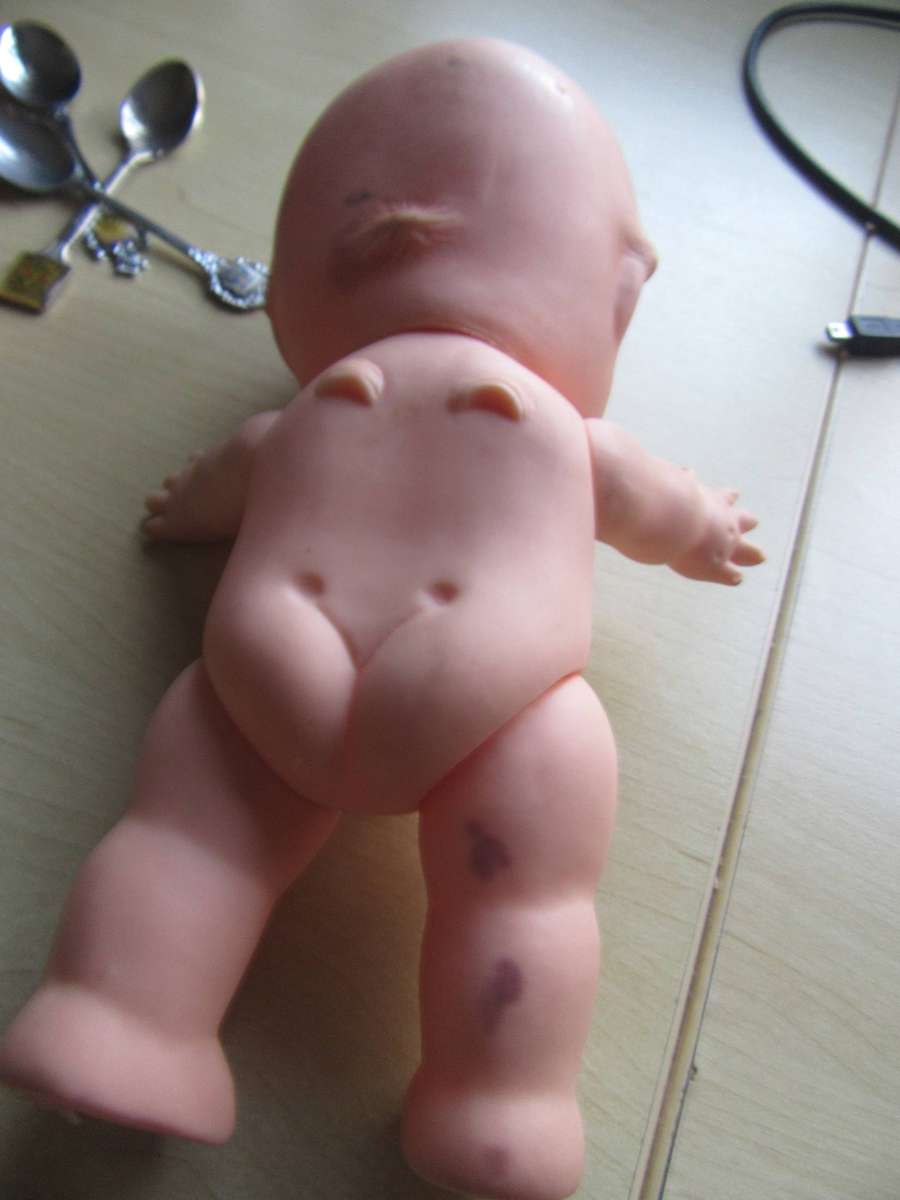 VINAGE KEWPIE DOLL WITH BLUE EYES - APPR. 21 CCM - AS PER SCAN