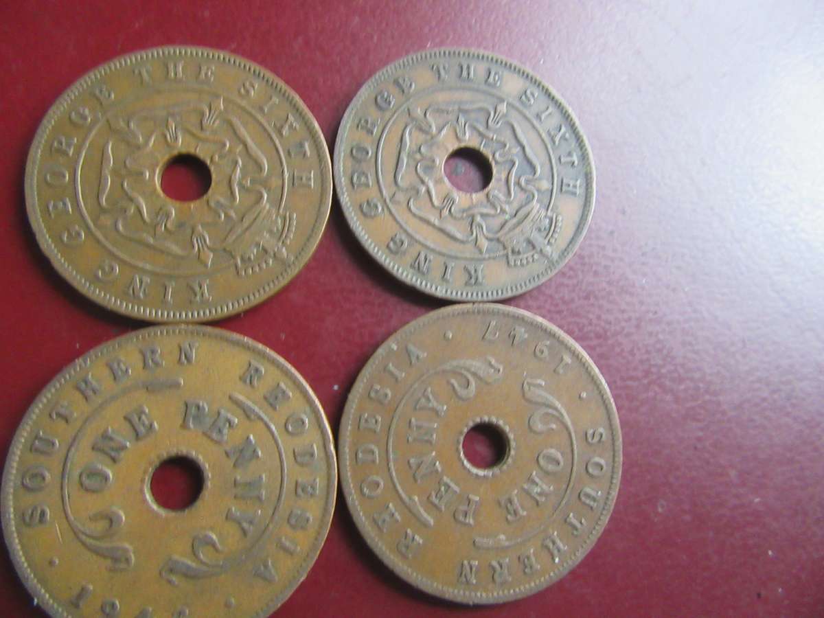 SOUTHERN RHODESIA - 4 VARIOUS - AS9