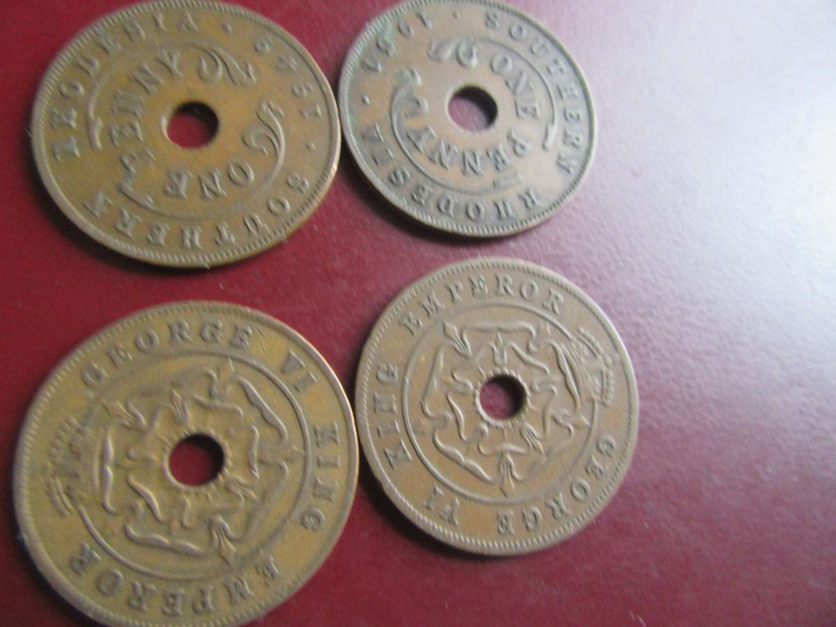 SOUTHERN RHODESIA - 4 VARIOUS - AS9