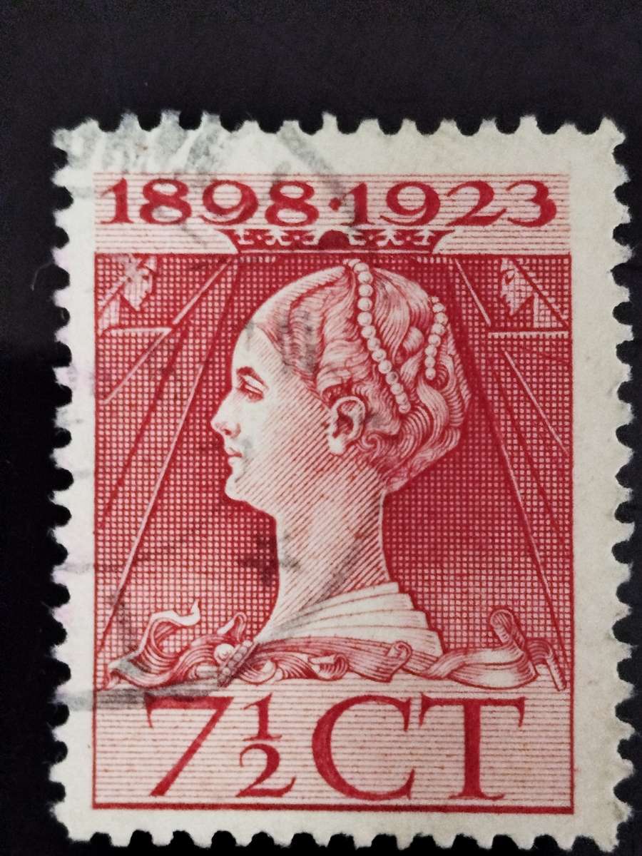 Netherlands - 1923 - GOV Anniversary -71/2c - Varieties - Red Dots - 2x FU - CV 14 Euros