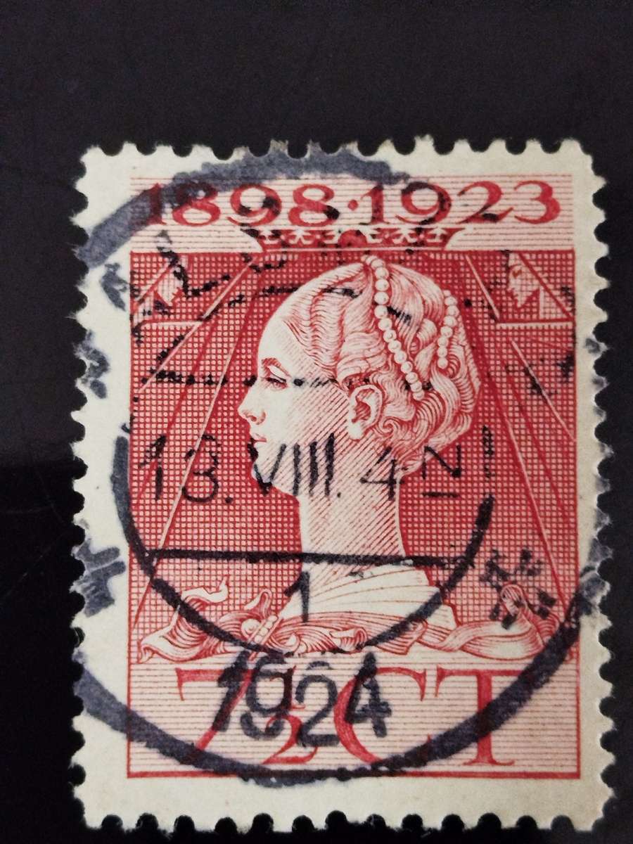 Netherlands - 1923 - GOV Anniversary -71/2c - Varieties - Red Dots - 2x FU - CV 14 Euros