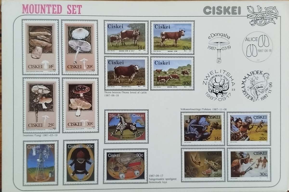 Mounted Mint Stamp Sets - A Lot of Unsold Items all as one - SWA, Ciskei and RSA