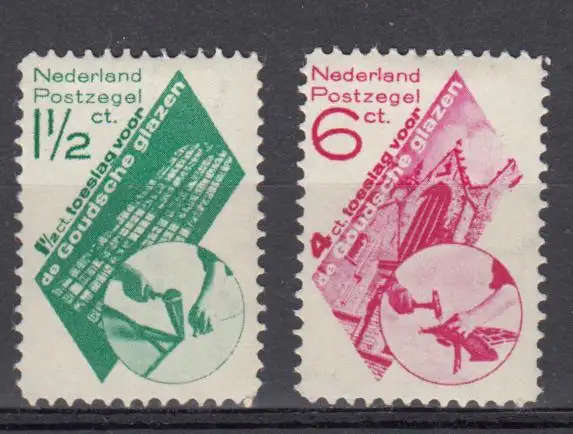 Netherlands - 1931 - Set of Two Mint - High CV
