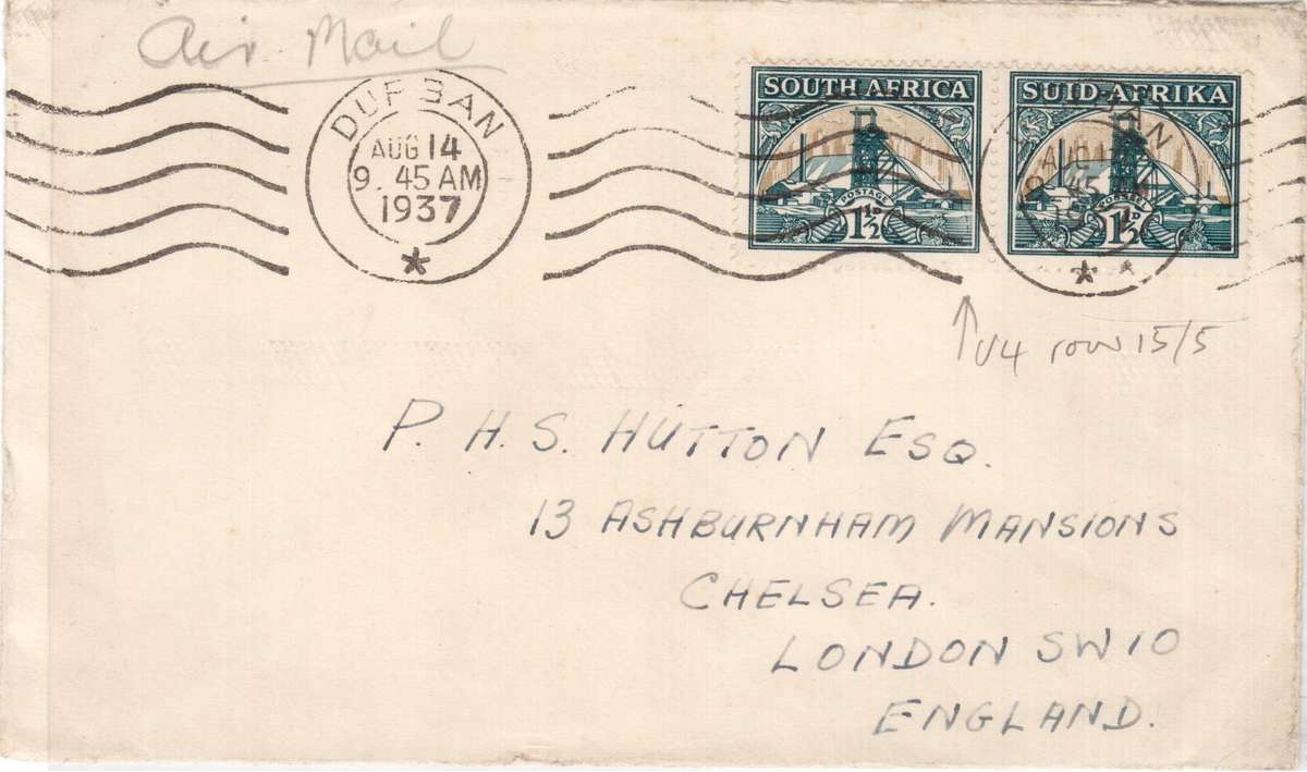 Union Cover - As per Scan - Fine - With Variety V4