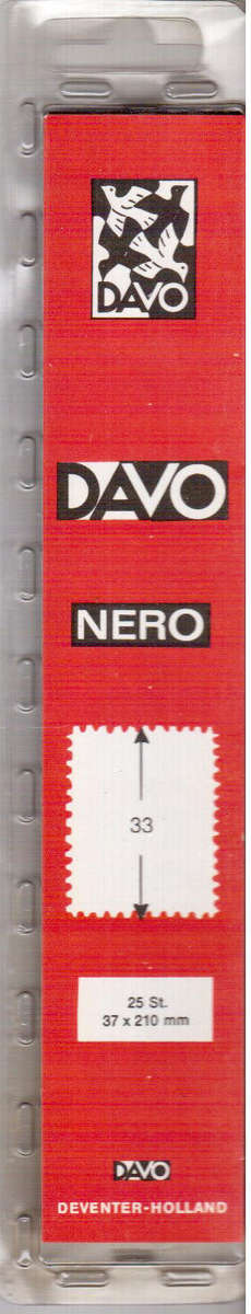 Davo Nero Mount Strips - 25 x 210 x 37 - Sealed