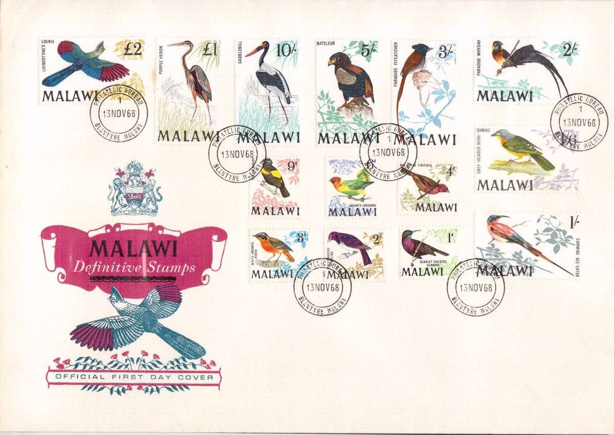 Malawi - 1968 Birds Def Issue - Fair