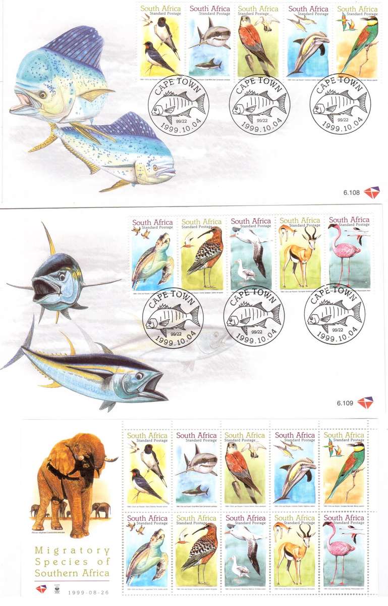 RSA 1999 - UM FDC 6.108 And 6.109 with UM Sheetlet