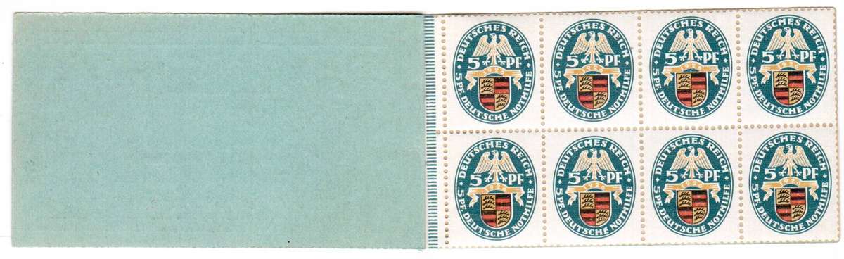 Deutsche Nothilfe Wohlfahrtsbriefmarken 1926 Booklet - See description