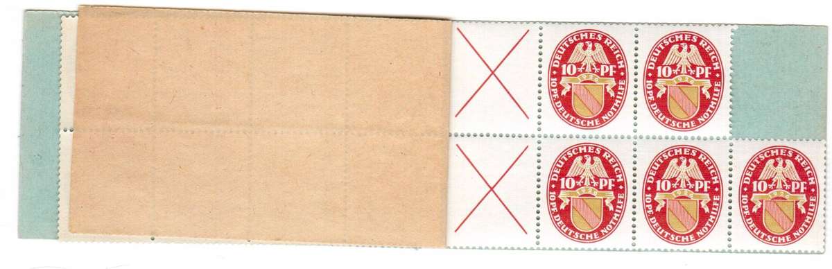 Deutsche Nothilfe Wohlfahrtsbriefmarken 1926 Booklet - See description