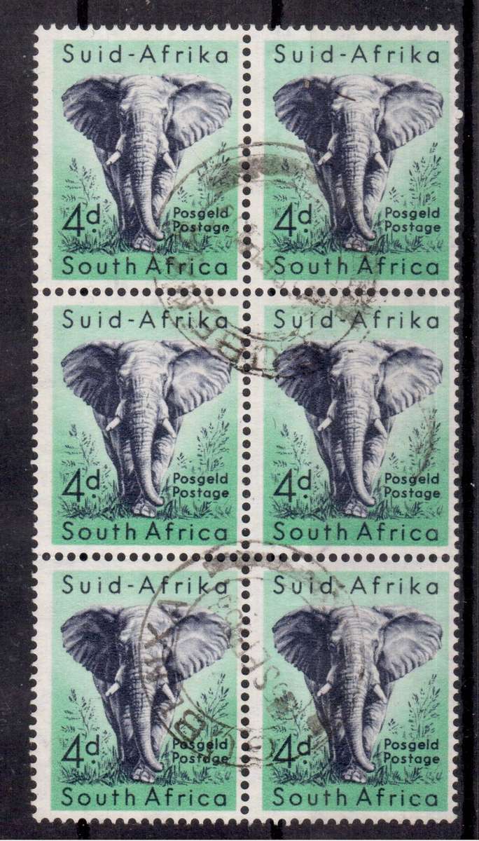 RSA 1954 Def Issue - SACC 155 - FU Block of Six