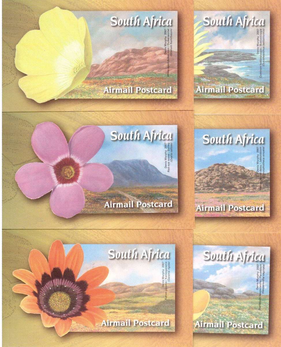 RSA Airmail Postcards - Mint