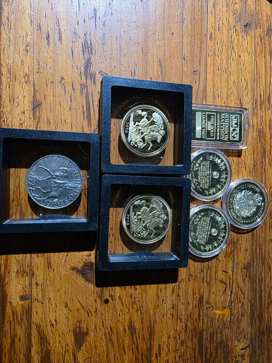 Unverified combo coins and gold