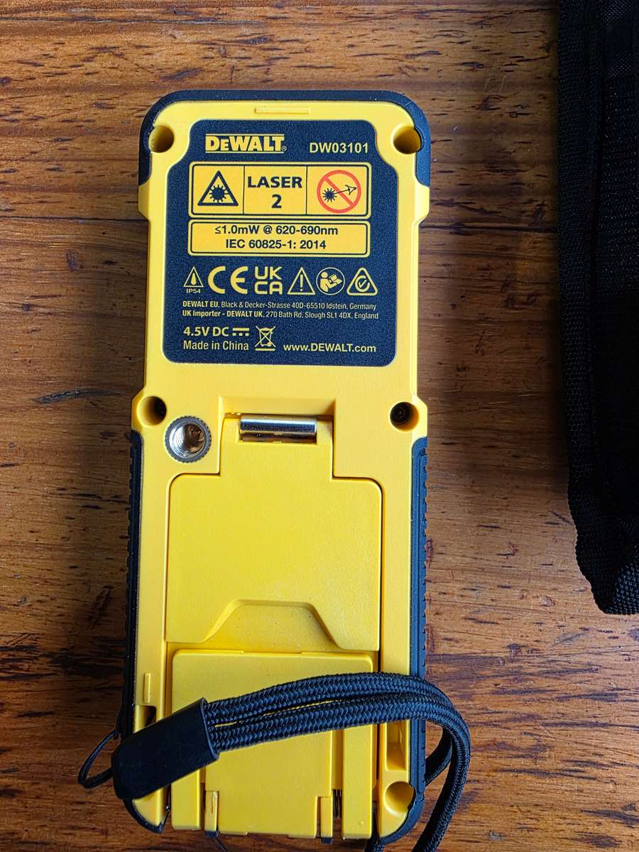 Dewalt lazer distance meter