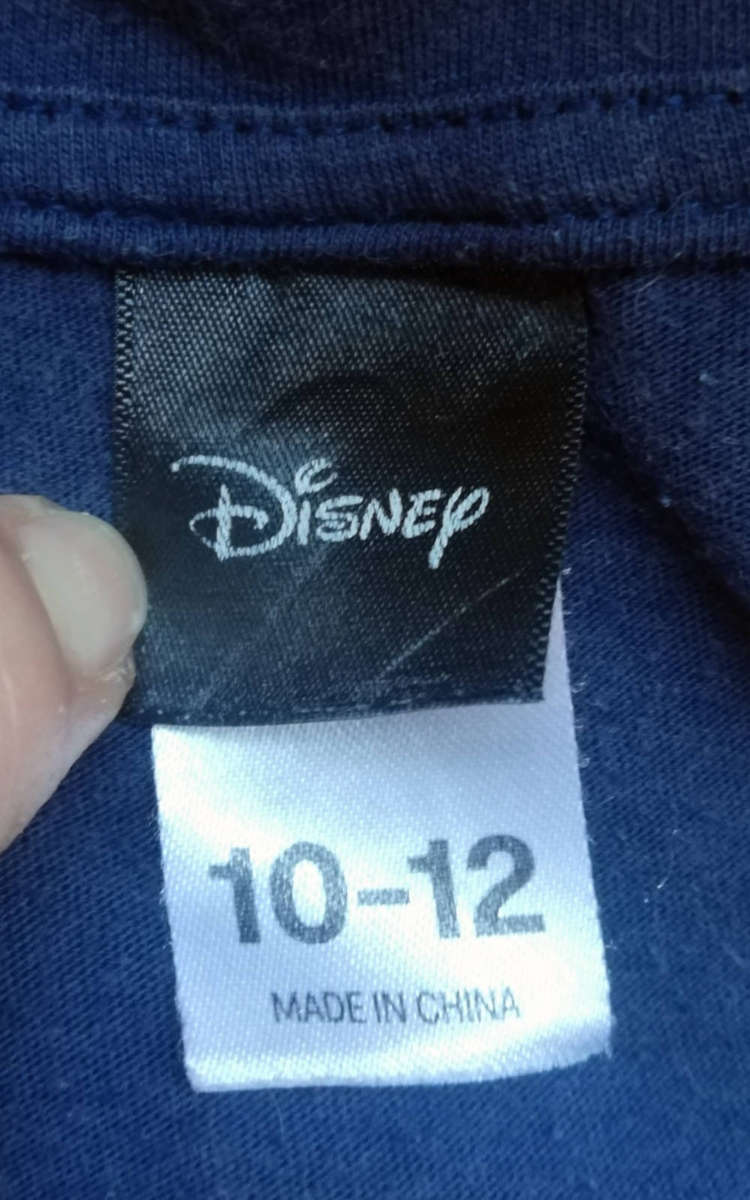 Disney's Mickey Mouse Dark Blue T-Shirt. Hit Snooze! Size 10 - 12.