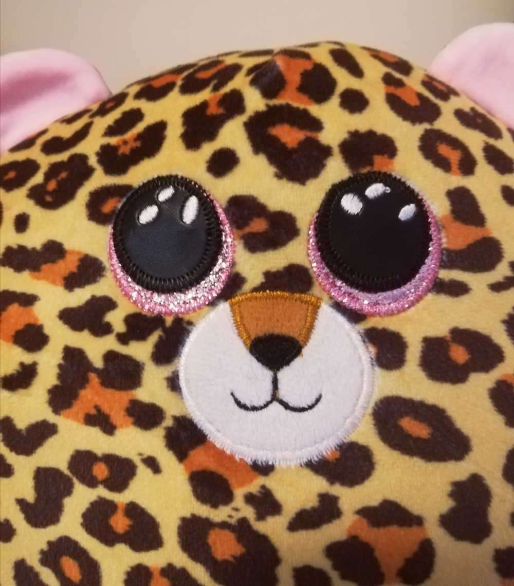 TY Squish A Boo Livvie The Leopard. A Plush Soft Toy. 23cm.