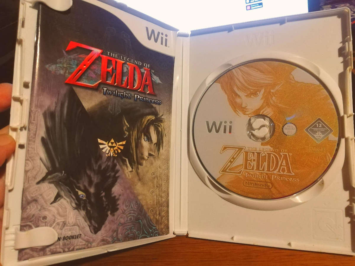 Nintendo Wii. The Legend of Zelda: Twilight Princess Video Game.