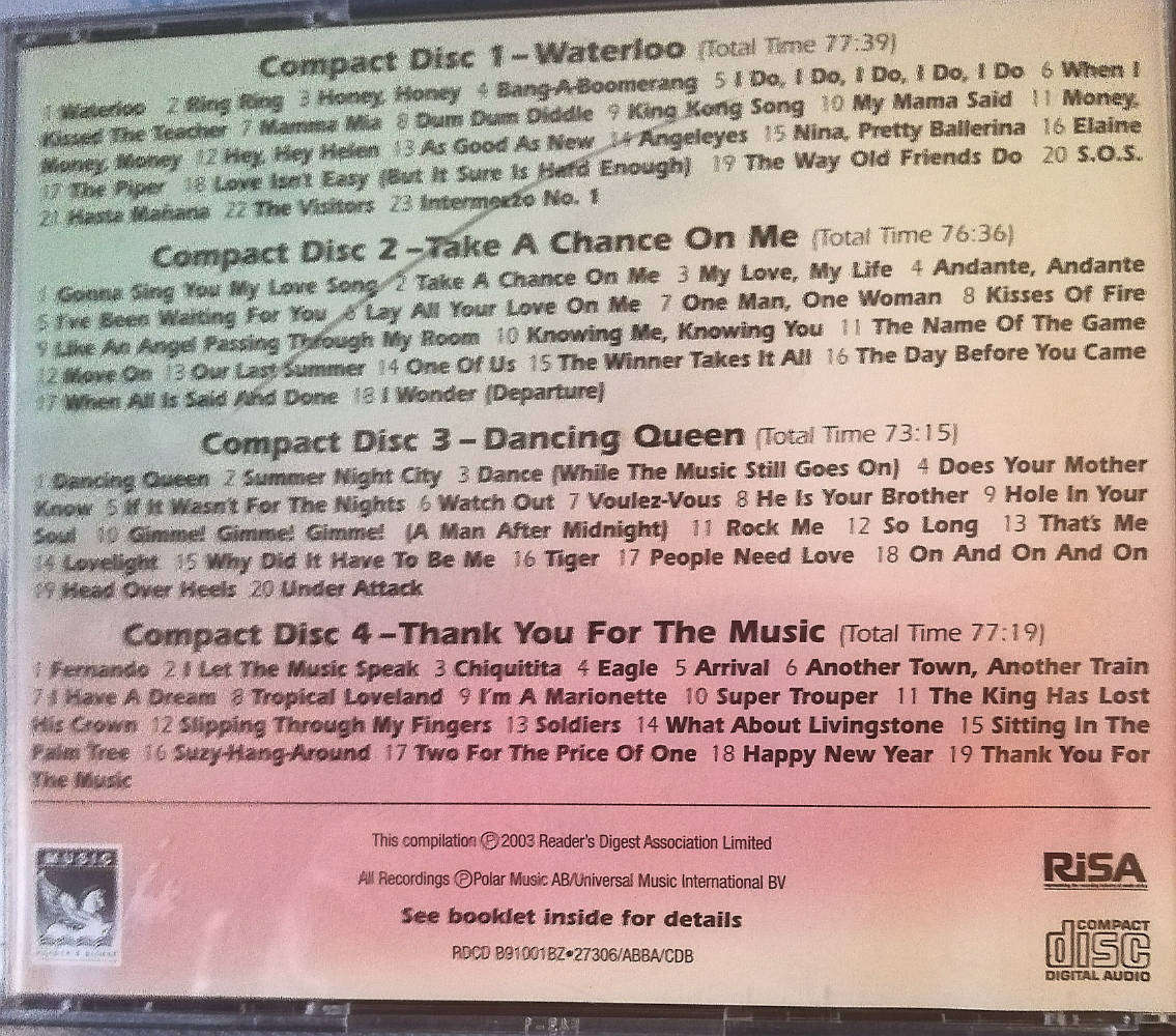 ABBA. The Ultimate Collection. 4x CD's.