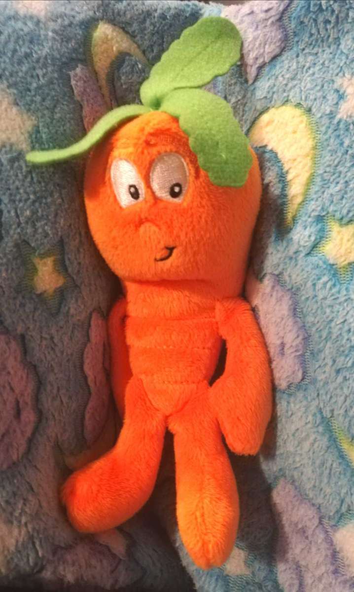 The Goodness Gang Mini Carrot.  Plush Soft Toy.  15cm.