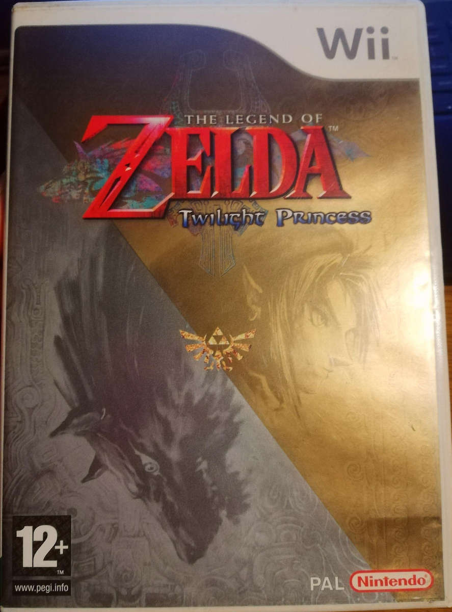 Nintendo Wii. The Legend of Zelda: Twilight Princess Video Game.