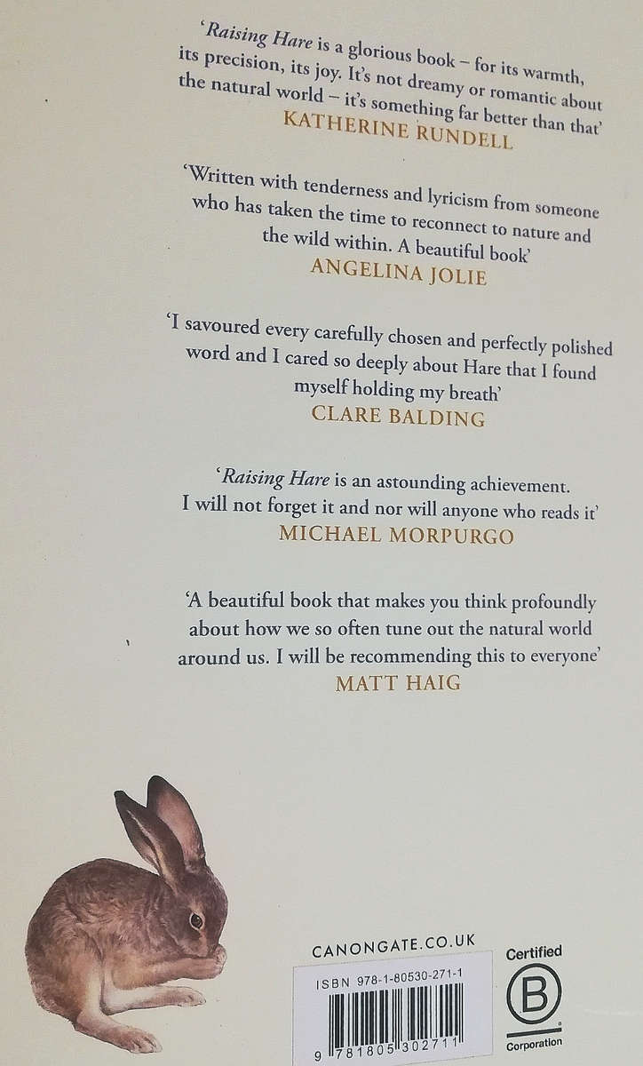 Raising Hare by Chloe Dalton. Hard Cover. A Memoir.
