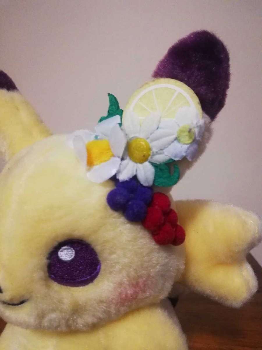 RARE Pokemon Center Original Plush Toy from 2019. Easter Garden Party Pikachu. 20cm.
