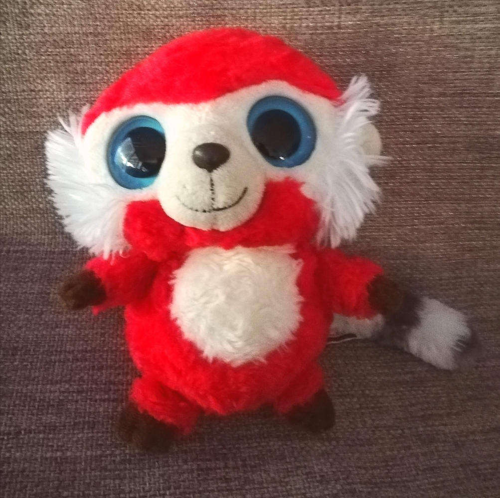 RARE YooHoo & Friends. Aurora Leafee the Red Douc Monkey. 21cm.