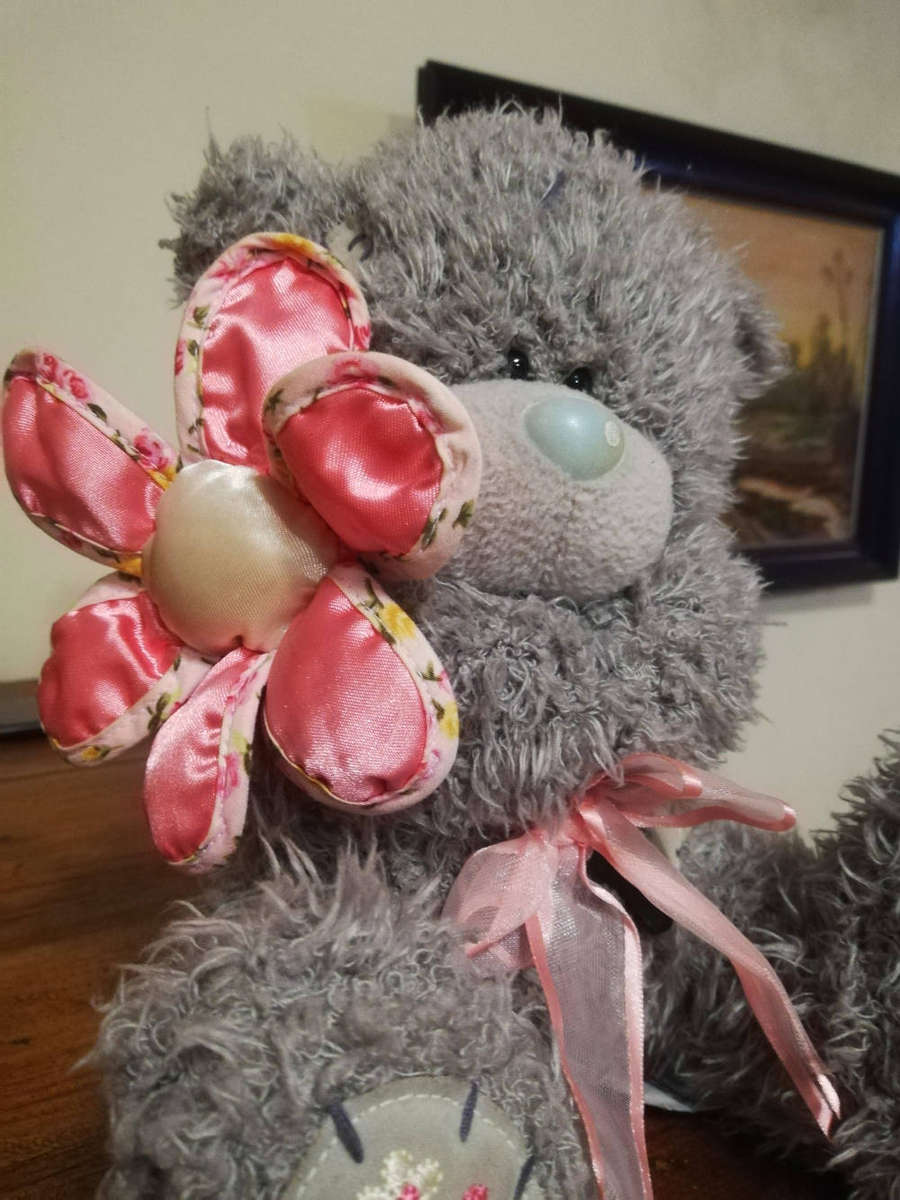 Tatty Teddy Handmade with Love from `Me to You`.  20cm.