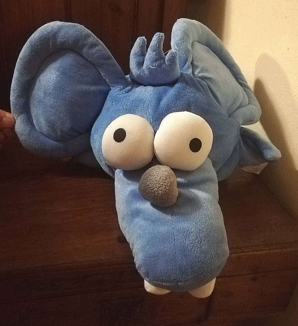 The Simpson's Itchy Mouse. A Plush Hat Universal Studios. Matt Groening. 2013.