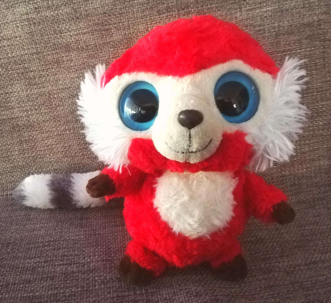 RARE YooHoo & Friends. Aurora Leafee the Red Douc Monkey. 21cm.
