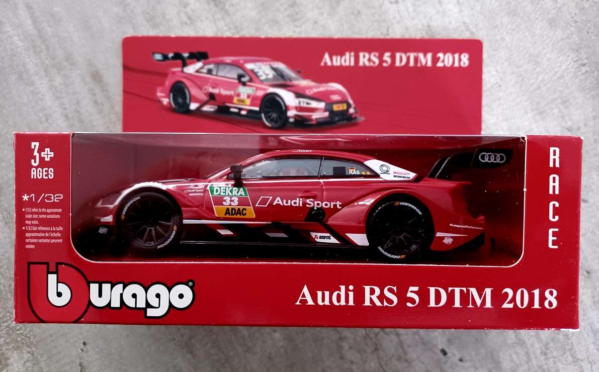 Model - AUDI RS 5 DTM 2018 - Scale 1.32 - Made in France (MOD009)