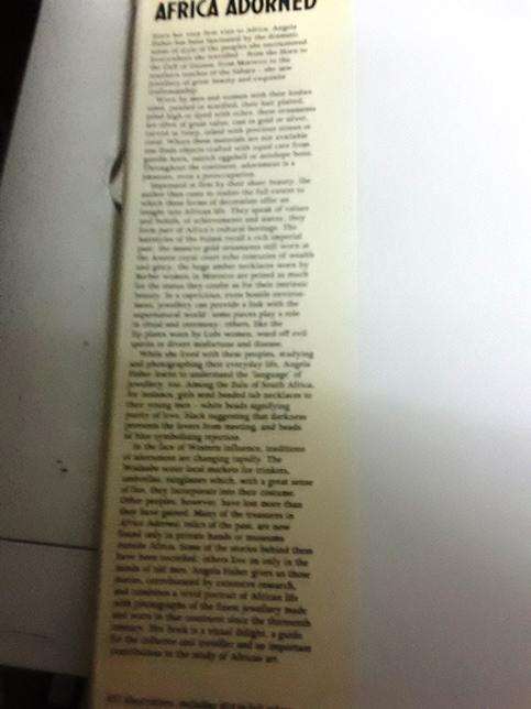 Africa Adorned - Angela Fischer