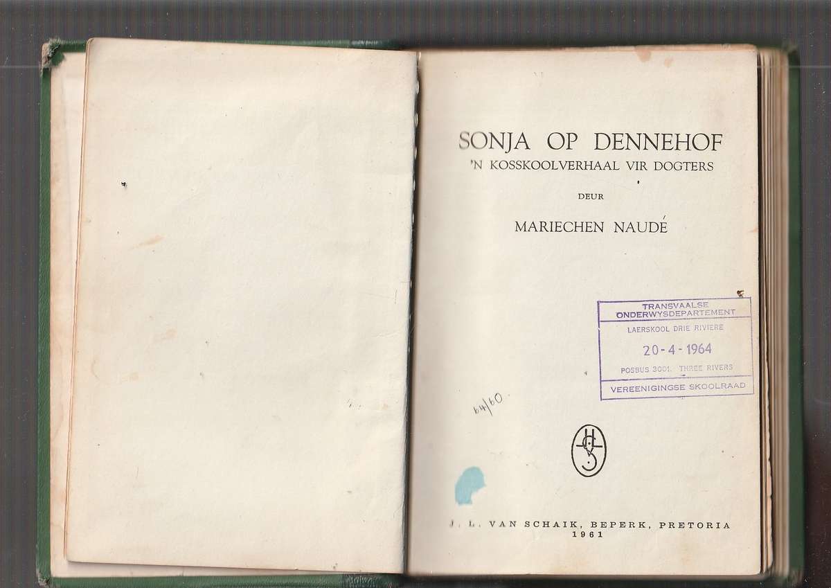 Sonja op Dennehof - Mariechen Naude - Dennehof reeks vir meisies