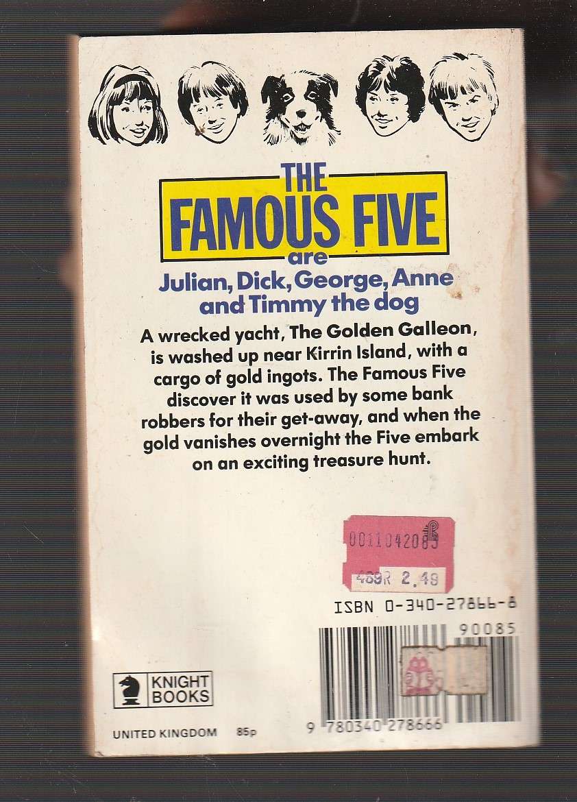The Famous Five and the Golden Galleon - Enid Blyton No 5 in the series