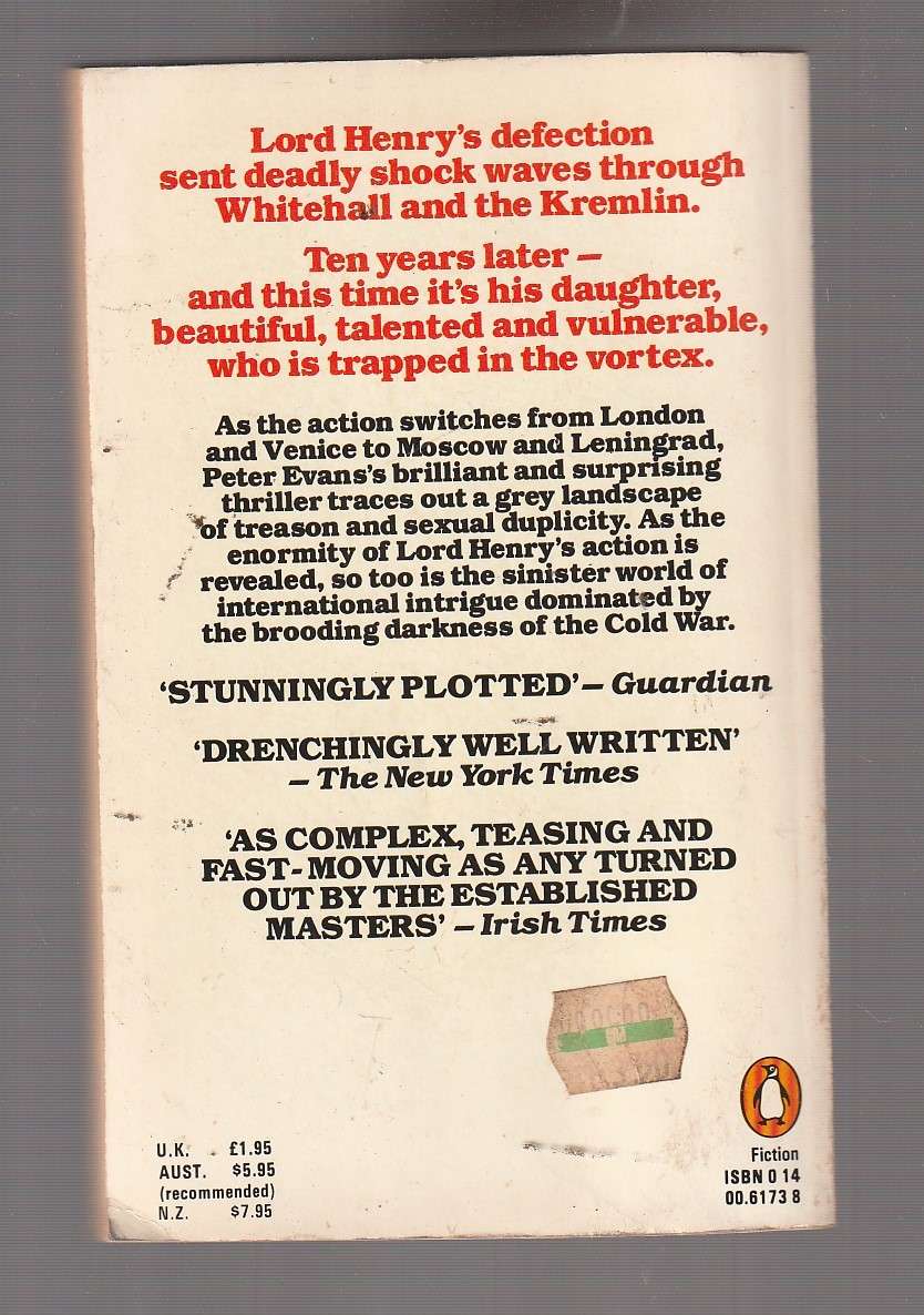 The Englishman's Daughter - Peter Evans - She is trapped in the web of a deadly deception