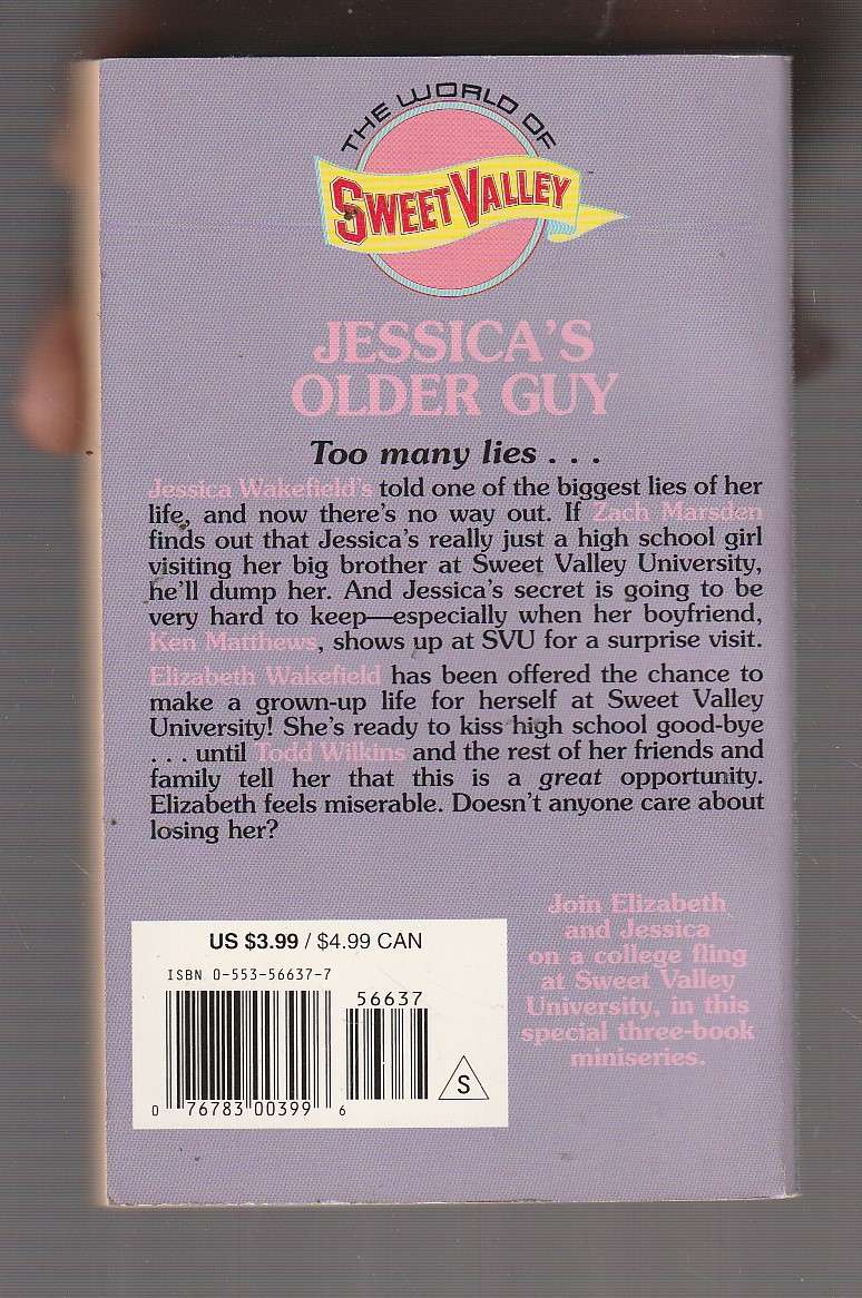 Sweet Valley High no 119 - Jessica's older Guy - Francine Pascal