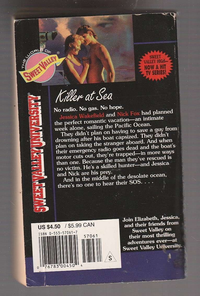 Sweet Valley University - Thriller Edition  - Killer at sea - Francine Pascal