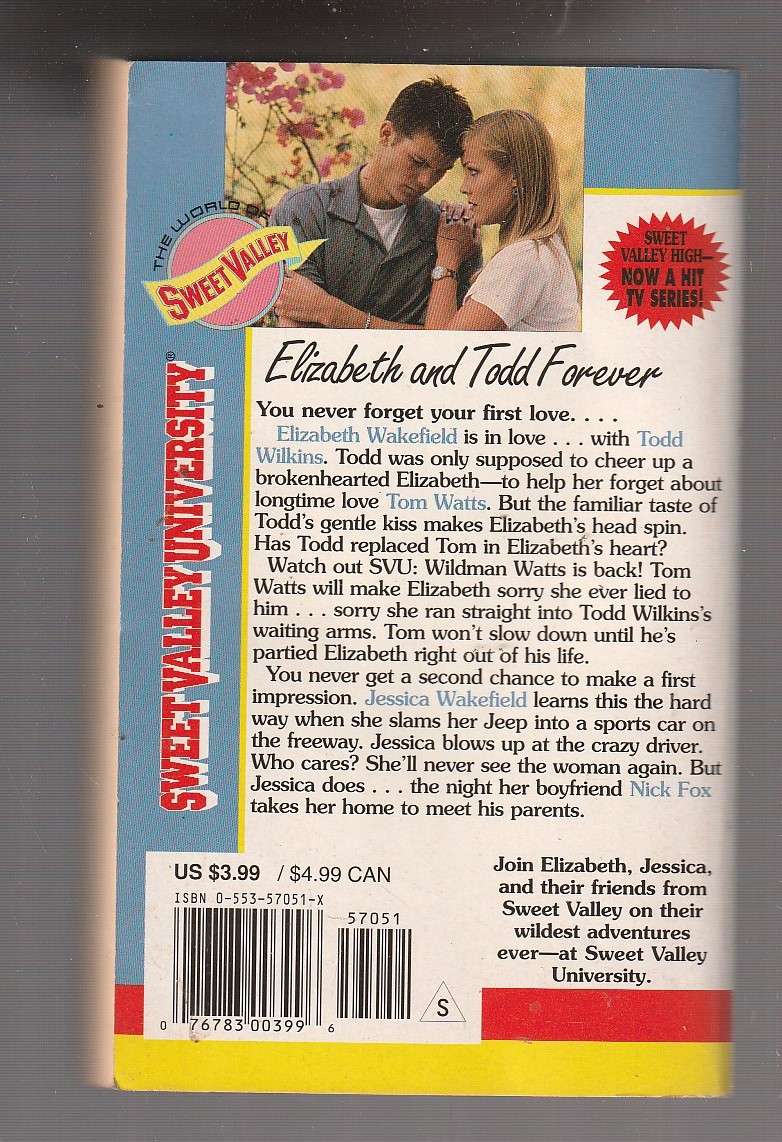 Sweet Valley University 27 - Elizabeth and Todd Forever - Francine Pascal