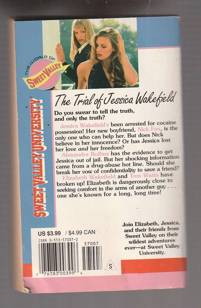 Sweet Valley University 26 - The trail of Jessica Wakefield - Francine Pascal