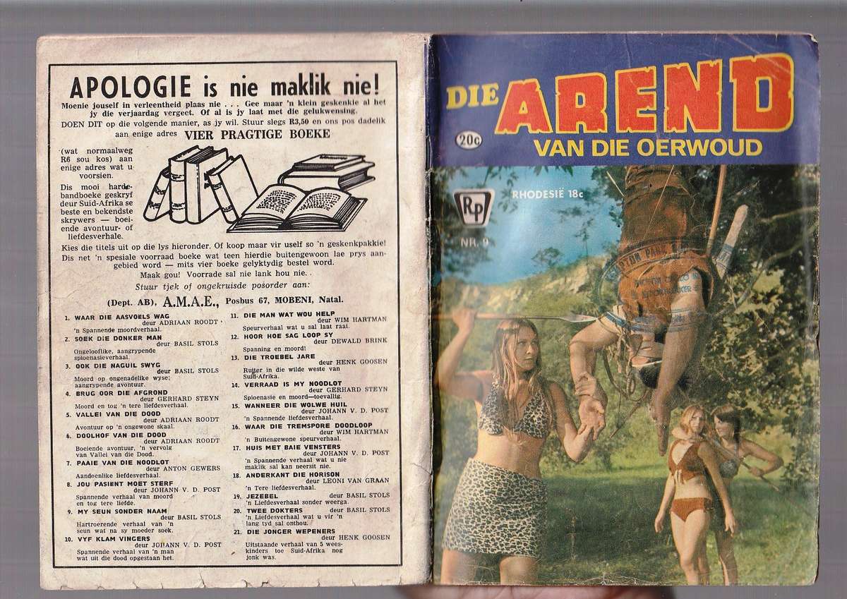 Arend van die Oerwoud nr 9 - Fotoverhaal