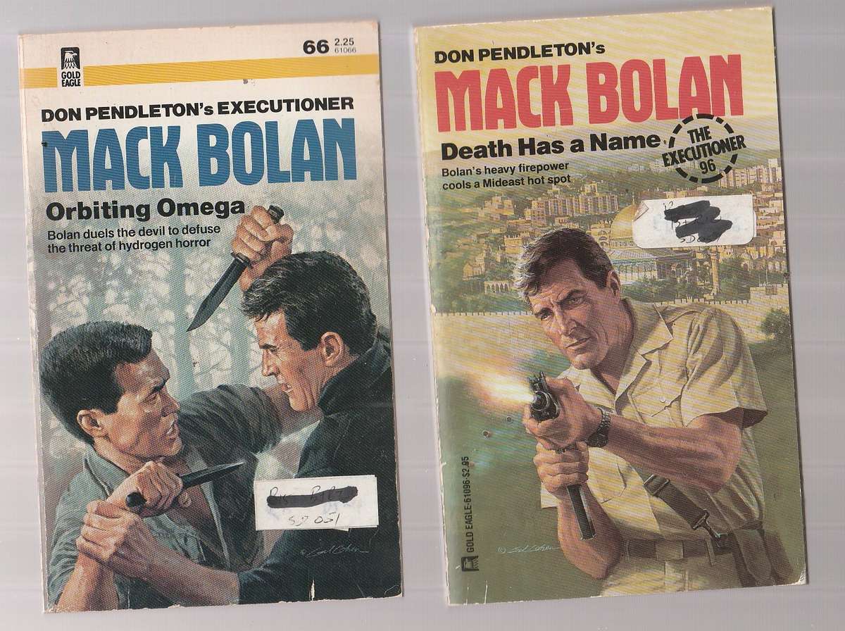 Mack Bolan / Executioner lot of 10 books - See description for Details