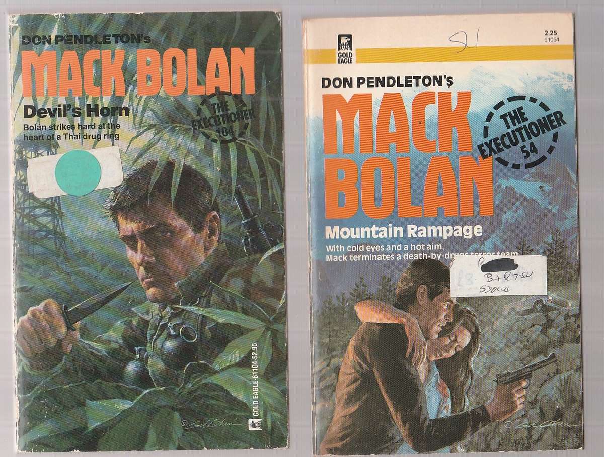 Mack Bolan / Executioner lot of 10 books - See description for Details