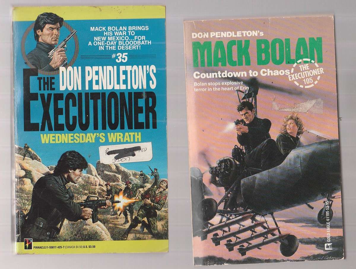 Mack Bolan / Executioner lot of 10 books - See description for Details