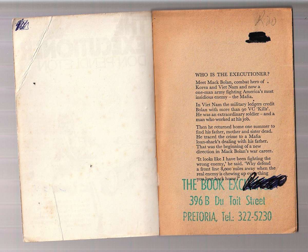 Mack Bolan / Executioner lot of 10 books - See description for Details