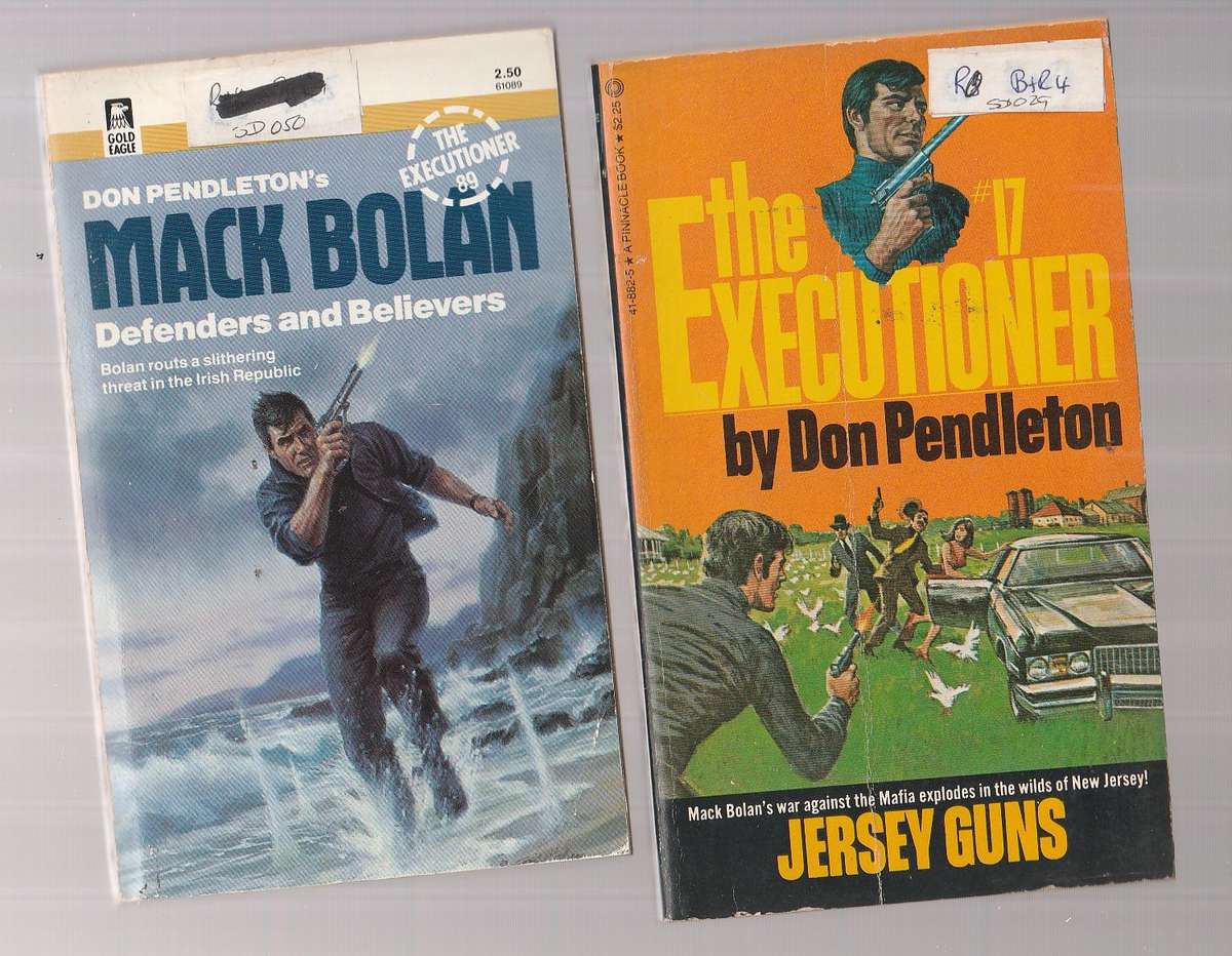 Mack Bolan / Executioner lot of 10 books - See description for Details