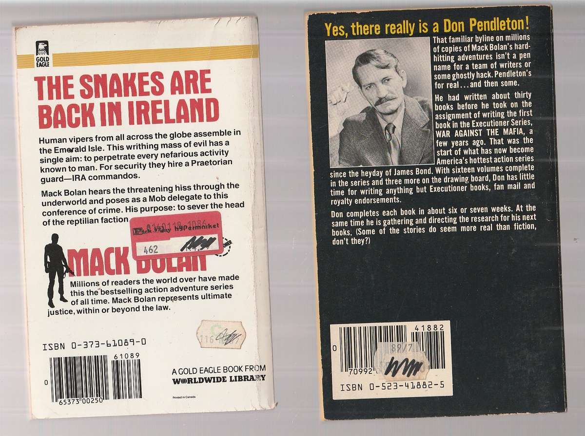 Mack Bolan / Executioner lot of 10 books - See description for Details