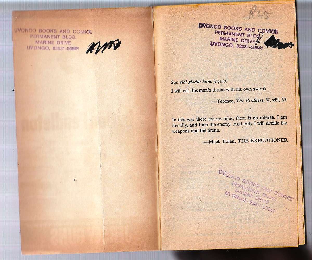 Mack Bolan / Executioner lot of 10 books - See description for Details